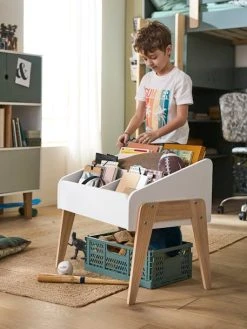 Rangement Livres LIGNE RETRO Blanc Clair Uni - Vertbaudet -Vertbaudet Shop rangement livres ligne retro 3