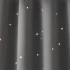 Rideau à œillets Occultant Et Motifs Perforés Gris Foncé / étoiles - Vertbaudet -Vertbaudet Shop rideau a oeillets occultant et motifs perfores