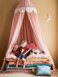 Rideau Ciel De Lit PRINCESSE NATURE Rose - Vertbaudet 13 Rideau Ciel De Lit PRINCESSE NATURE Rose - Vertbaudet -Vertbaudet Shop rideau ciel de lit princesse nature 5