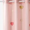Rideau Tamisant Guirlande Coeurs Rose - Vertbaudet -Vertbaudet Shop rideau tamisant guirlande coeurs