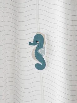 Rideau Tamisant Sous L'Océan Blanc - Vertbaudet -Vertbaudet Shop rideau tamisant sous locean 2