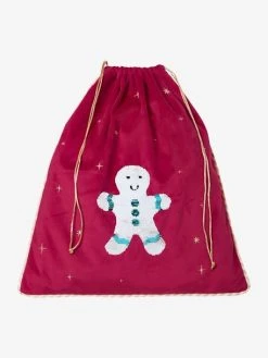 Sac à Jouet Pain D'épice Sequins Réversibles Rouge - Vertbaudet -Vertbaudet Shop sac a jouet pain depice sequins reversibles 5