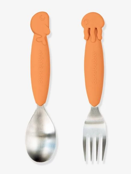 Set 2 Couverts DONE BY DEER YummyPlus Sea Friends Rose - Done By Deer 7 Set 2 Couverts DONE BY DEER YummyPlus Sea Friends Rose - Done By Deer – Image 5