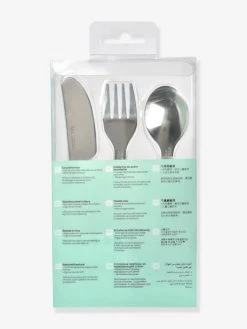 Set 3 Couverts D'apprentissage Inox BEABA Airy Green - Beaba 12 Set 3 Couverts D'apprentissage Inox BEABA Airy Green - Beaba -Vertbaudet Shop set 3 couverts dapprentissage inox beaba 4