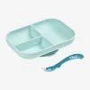 Set Vaisselle 2 Pièces Silicone BEABA Gris Clair - Beaba -Vertbaudet Shop set vaisselle 2 pieces silicone beaba