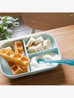 Set Vaisselle 2 Pièces Silicone BEABA Gris Clair - Beaba -Vertbaudet Shop set vaisselle 2 pieces silicone beaba 4