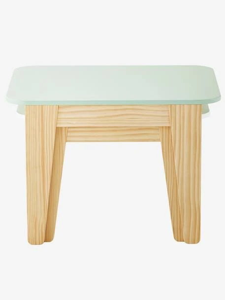 Tables Gigognes Gris Vert/bois + Blanc/bois - Vertbaudet 7 Tables Gigognes Gris Vert/bois + Blanc/bois - Vertbaudet – Image 5