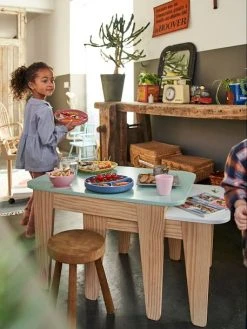 Tables Gigognes Gris Vert/bois + Blanc/bois - Vertbaudet 13 Tables Gigognes Gris Vert/bois + Blanc/bois - Vertbaudet -Vertbaudet Shop tables gigognes 5