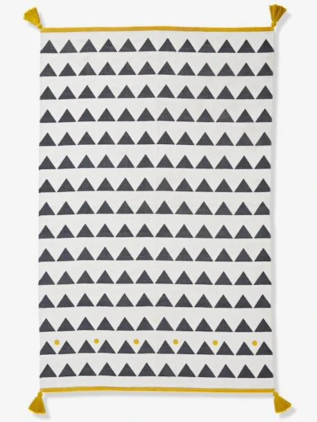 Tapis à Pompons Et Triangles Atlas Noir Et Blanc - Vertbaudet 3 Tapis à Pompons Et Triangles Atlas Noir Et Blanc - Vertbaudet