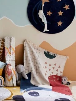 Tapis Arty Bleu / Multicolore - Vertbaudet -Vertbaudet Shop tapis arty 3