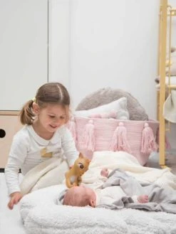 Tapis Coton Lavable Ailes Puffy Wings LORENA CANALS Bleu Grisé - Lorena Canals -Vertbaudet Shop tapis coton lavable ailes puffy wings lorena canals 2