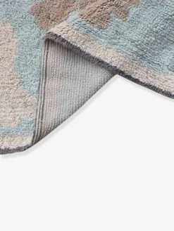 Tapis Coton Lavable Mappemonde LORENA CANALS Bleu Ciel - Lorena Canals -Vertbaudet Shop tapis coton lavable mappemonde lorena canals 4