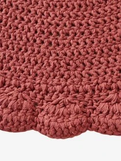 Tapis Crochet Vieux Rose - Vertbaudet -Vertbaudet Shop tapis crochet 3