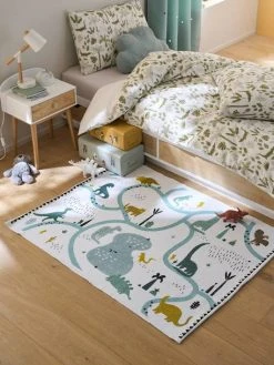 Tapis DINOLAND écru / Multicolore - Vertbaudet -Vertbaudet Shop tapis dinoland 3