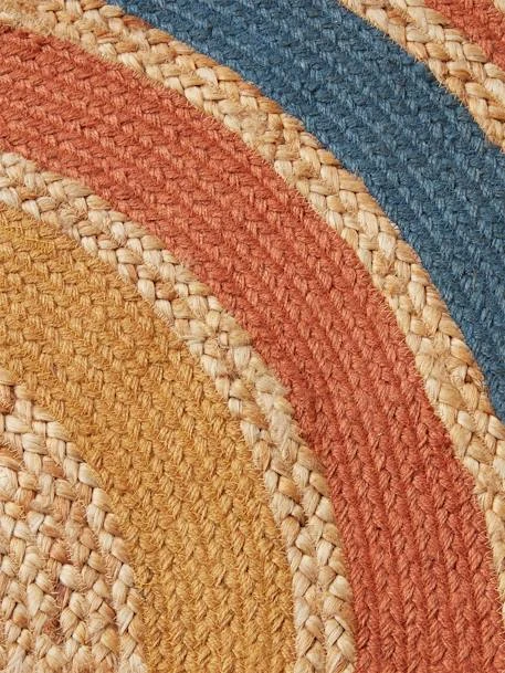 Tapis En Jute Arc-en-ciel WILD SAHARA Bleu / Multicolore - Vertbaudet 6 Tapis En Jute Arc-en-ciel WILD SAHARA Bleu / Multicolore - Vertbaudet – Image 4