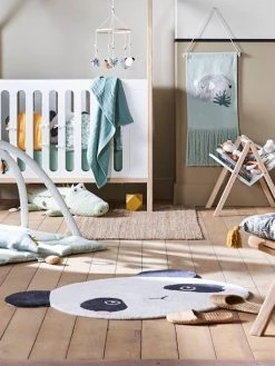 Tapis Panda HANOÏ écru / Noir - Vertbaudet 8 Tapis Panda HANOÏ écru / Noir - Vertbaudet -Vertbaudet Shop tapis panda hanoi 2