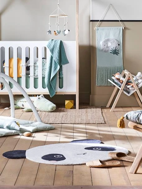 Tapis Panda HANOÏ écru / Noir - Vertbaudet 5 Tapis Panda HANOÏ écru / Noir - Vertbaudet – Image 3