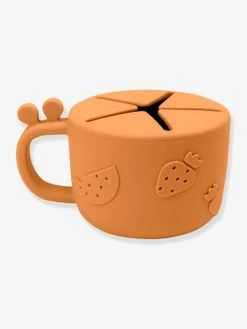 Tasse à Goûter DONE BY DEER Peekaboo Raffi En Silicone Vert - Done By Deer