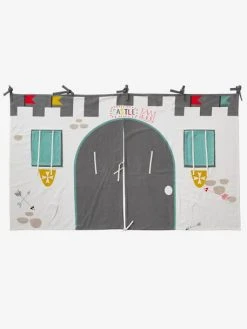 Tente De Lit Château Fort Pour Lit Mezzanine Mi Hauteur Ligne Everest Gris - Vertbaudet -Vertbaudet Shop tente de lit chateau fort pour lit mezzanine mi hauteur ligne everest 2