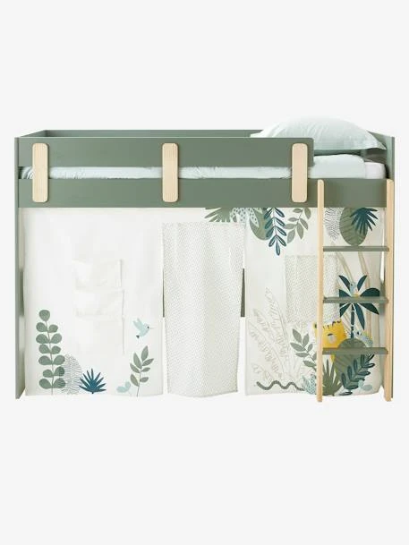 Tente De Lit Jungle Imaginaire Blanc Clair Uni Avec Decor - Vertbaudet 3 Tente De Lit Jungle Imaginaire Blanc Clair Uni Avec Decor - Vertbaudet