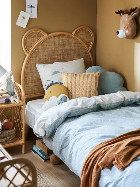 Tête De Lit Enfant Rotin Ours Naturel - Vertbaudet 6 Tête De Lit Enfant Rotin Ours Naturel - Vertbaudet – Image 4