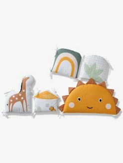 Tour De Lit / Tour De Parc Modulable TANZANIE Ivoire / Multicolore - Vertbaudet -Vertbaudet Shop tour de lit tour de parc modulable tanzanie 4